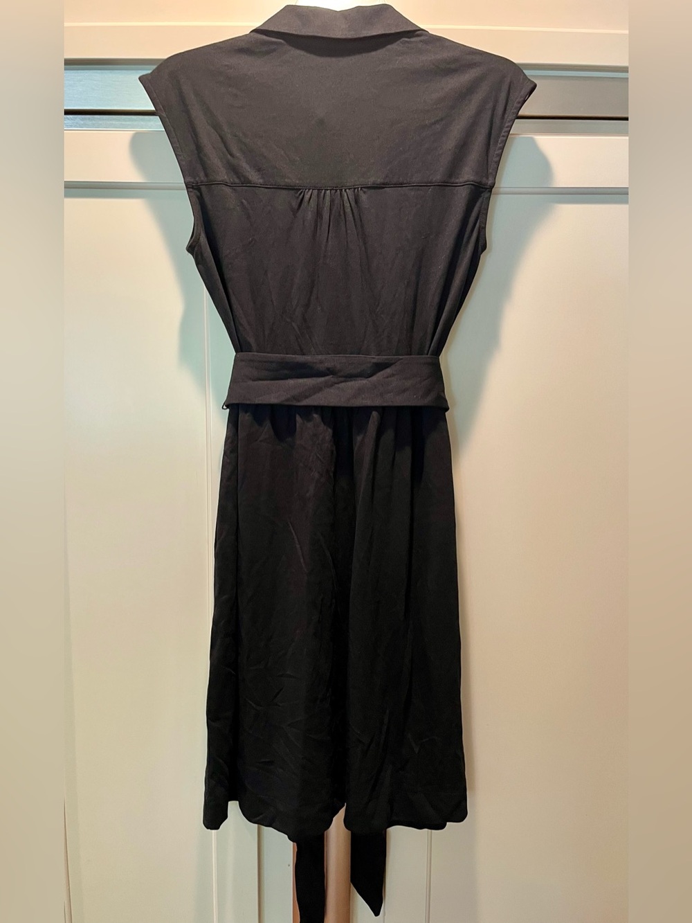 Boden NEW Black Honor‎ Short Belted Jersey Shirt Dress size 4 NWT - Picture 6 of 10